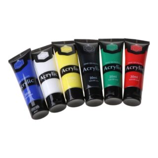 Tinta Acrílica 30ml 6 Cores