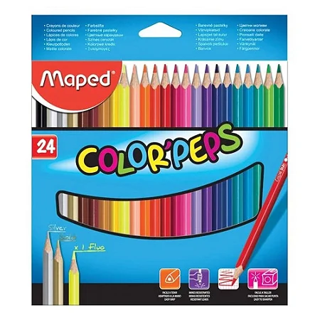 Lápis de cor 24 Cores