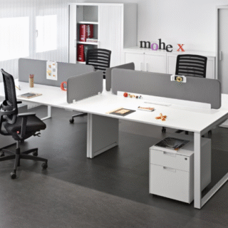 Secretária ILHA Branca 2 lugares