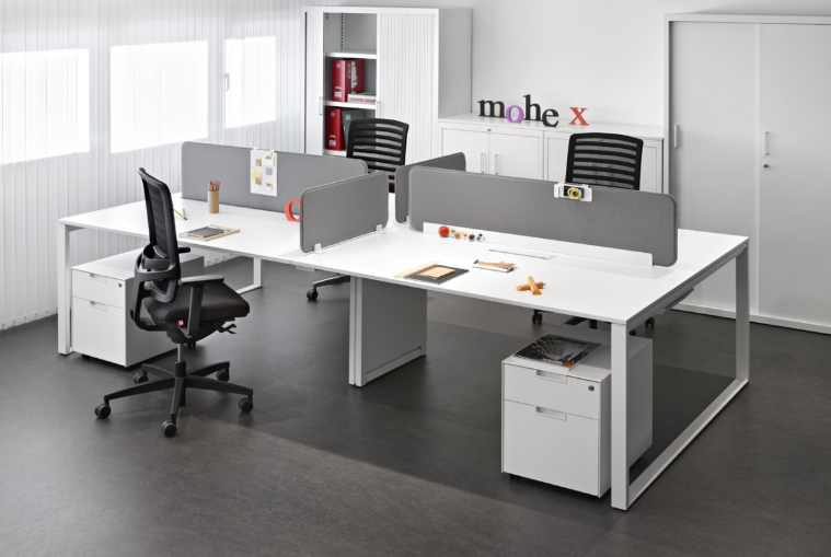 Secretária ILHA Branca 2 lugares