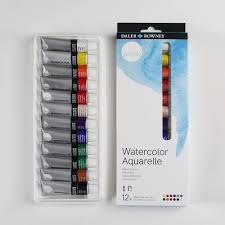 Tinta de Aquarela 12ml 12 Cores