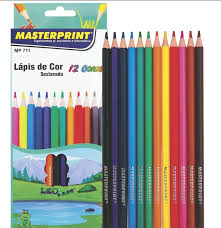 Lápis de cor 12 Cores