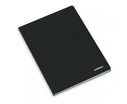 CADERNO A5 AGRAFADO CAPA PRETA