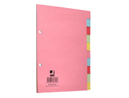 SEPARADOR MENSAL EM CARTOLINA