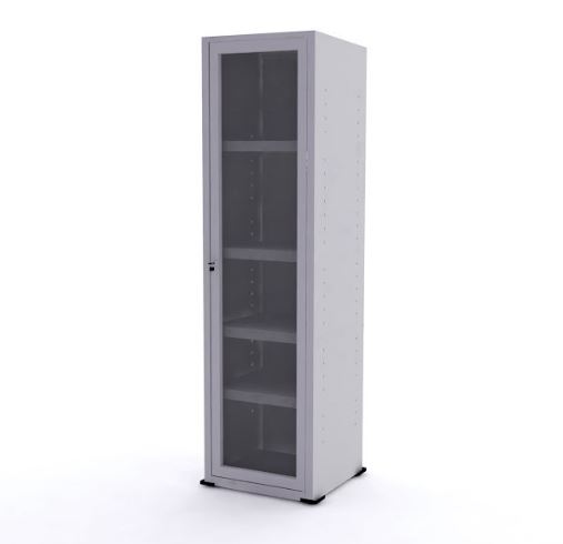 ARMARIO DE AÇO COM PORTA DE VIDRO 1