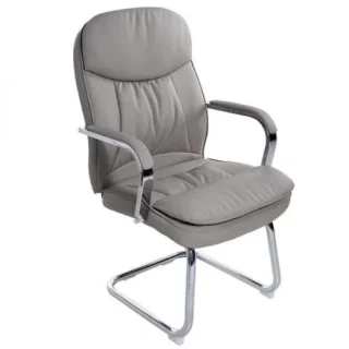 CADEIRA FIXA PARA ESCRITÓRIO CINZA