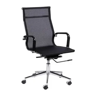 CADEIRA MESH HIGH BACK EXECUTIVE BLACK