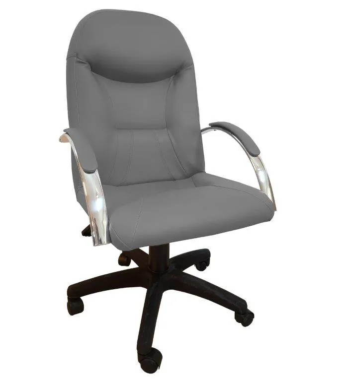 CADEIRA GIRATÓRIA CINZA